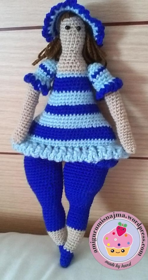muñeca tilda ganchillo crochet doll amigurumi