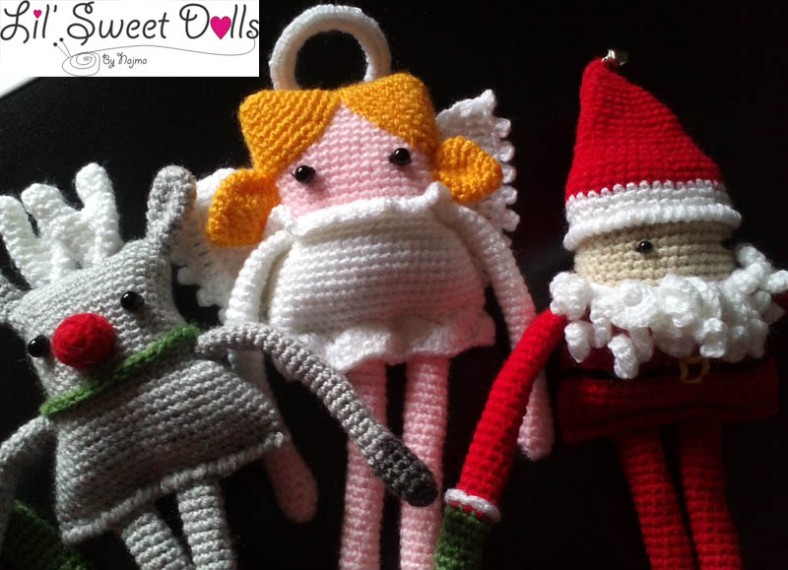 navidad christmas amigurumi crochet ganchillo doll  najma08