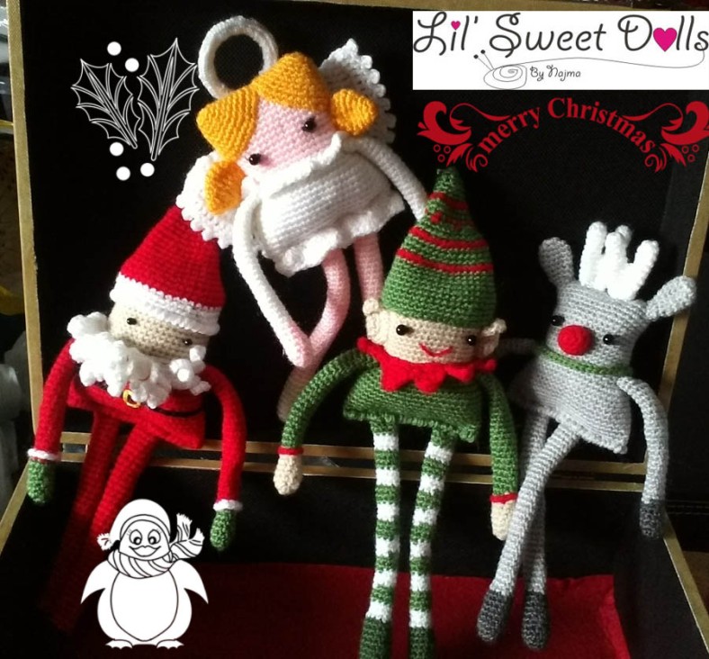 navidad christmas amigurumi crochet ganchillo doll  najma11